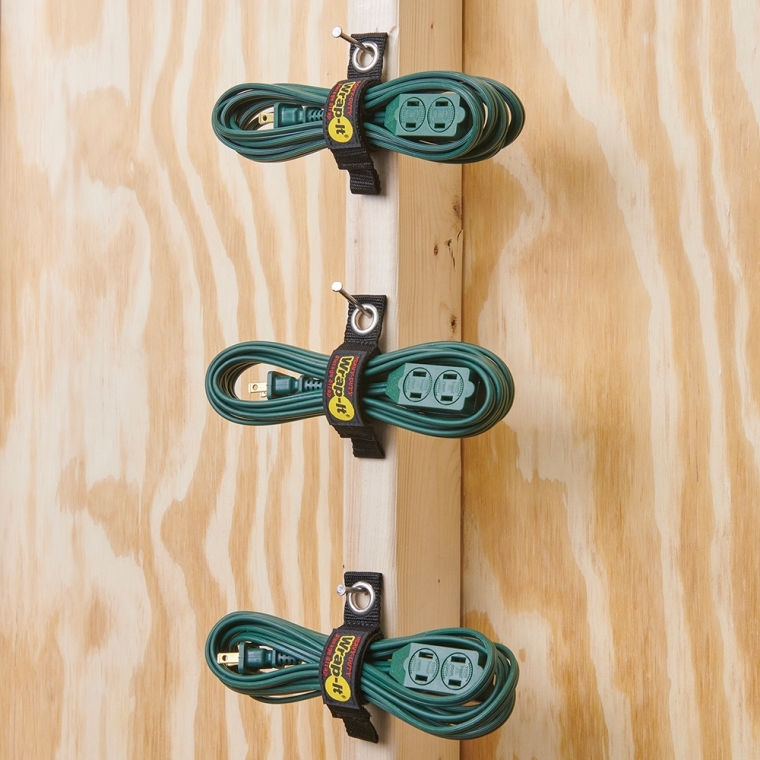 Wrap-It Heavy-Duty Hook-and-Loop Storage Straps with Grommets, (4) 7'' Straps - full pic 