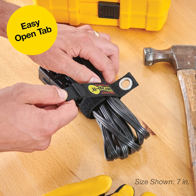 Wrap-It Heavy-Duty Hook-and-Loop Storage Straps with Grommets - full pic 