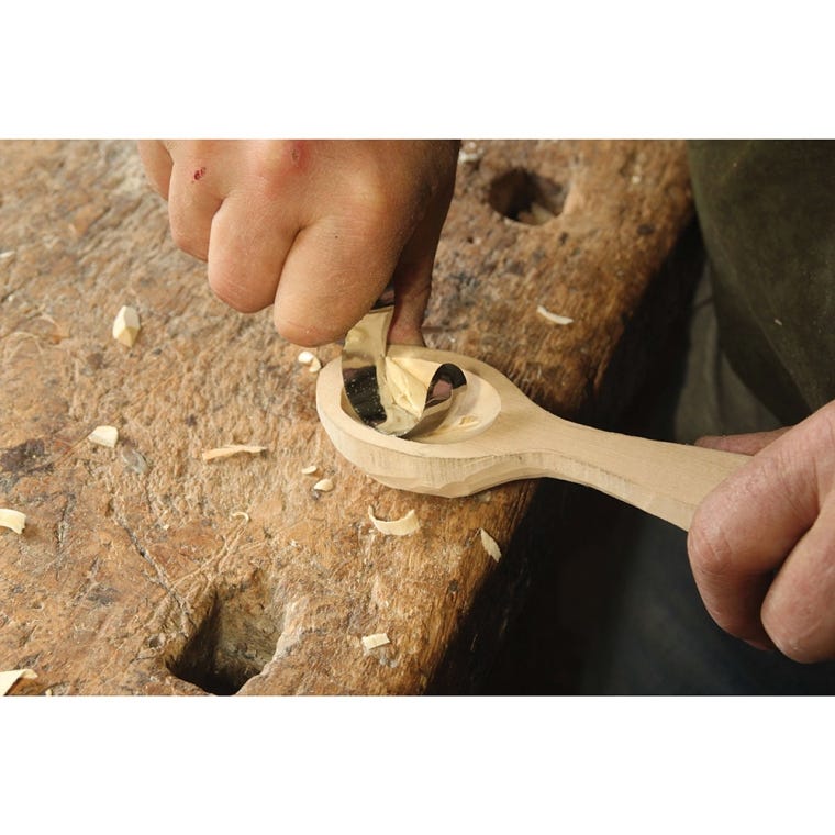 Narex Double-Edge Carving Knife for Spoon Making - full pic 