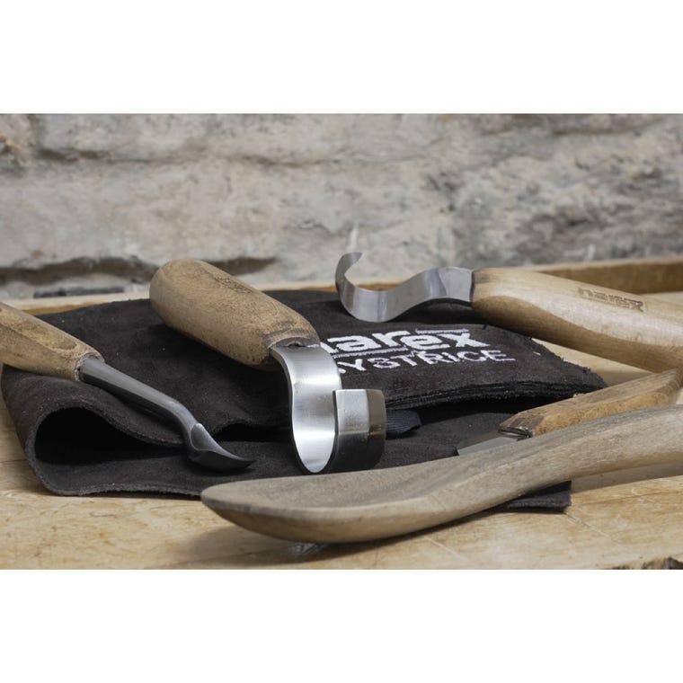Narex Double-Edge Carving Knife for Spoon Making - full pic 