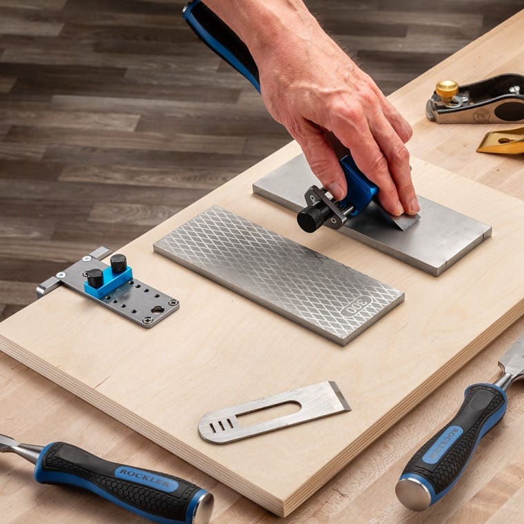 Rockler Deluxe Honing Guide and Setup Gauge - full pic 