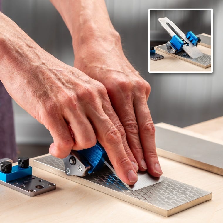 Rockler Deluxe Honing Guide and Setup Gauge - full pic 