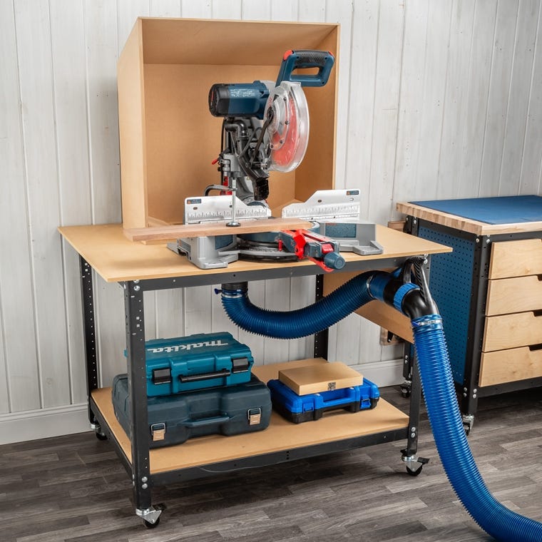 Dust Right Mountable Dust Hood, 14-3/4'' x 11-1/4'' Opening - full pic 