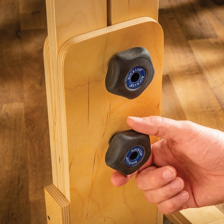Rockler 24-Piece Easy-to-Grip Jig Hardware Kit, 5/16''-18 Threading - full pic 