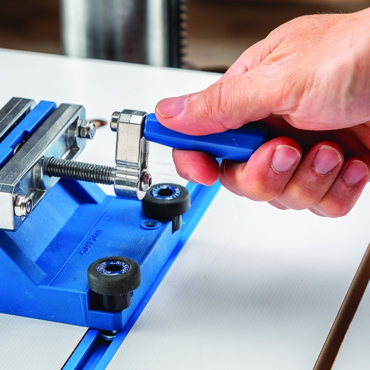 Rockler Self-Centering Drill Press Vise with Rockler Pen Press - full pic 