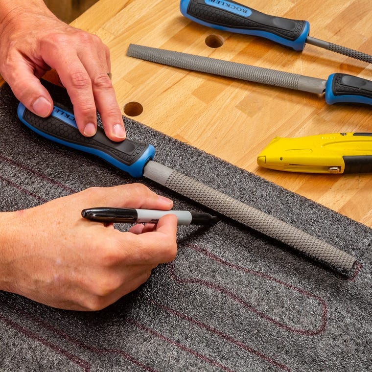 Rockler Foam Organizer Sheet - full pic 