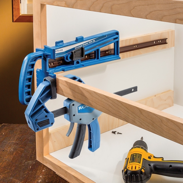 Rockler Heavy-Duty One-Handed Bar Clamps - full pic 