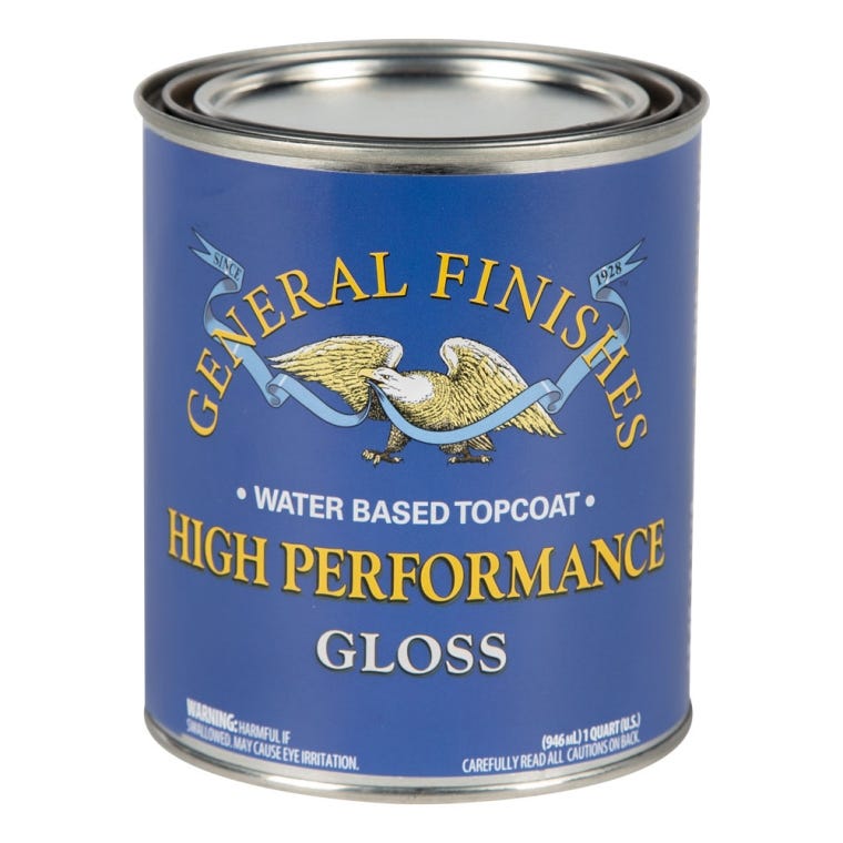General Finishes High Performance Water-based Top Coat Gloss - full pic 