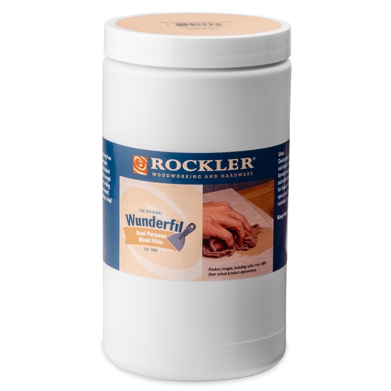 Natural Oak Wunderfil Wood Filler in Pint and Quart sizes - full pic 