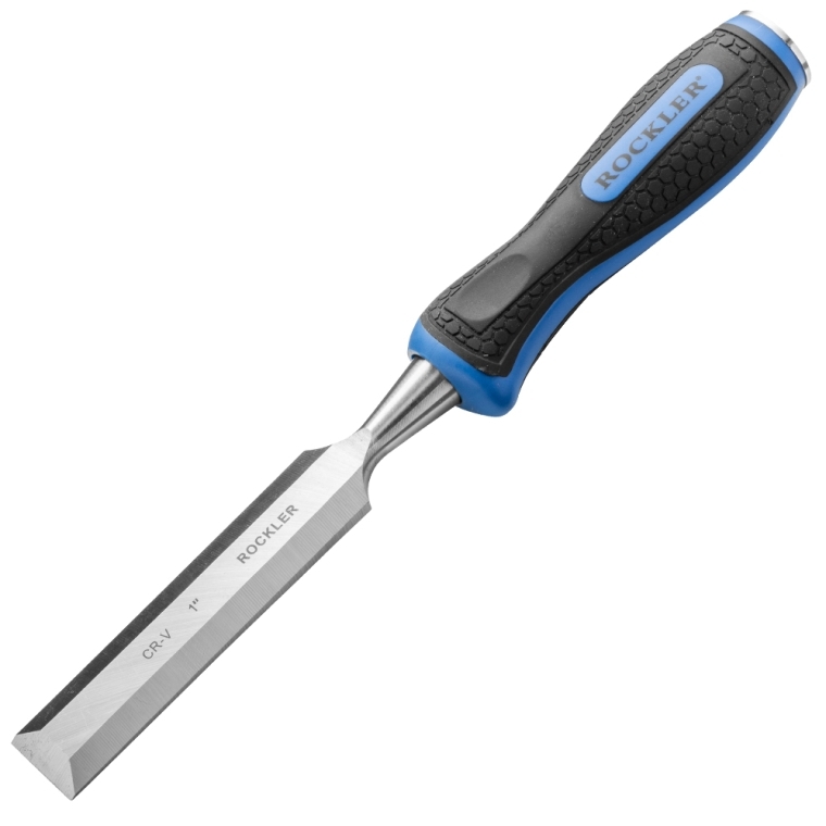 Rockler 5-Piece Through-Tang Chisel Set Plus Honing Guide and Stone - full pic 