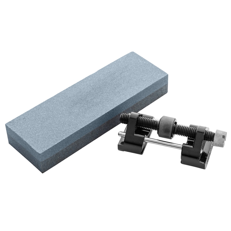 Rockler 5-Piece Through-Tang Chisel Set Plus Honing Guide and Stone - full pic 
