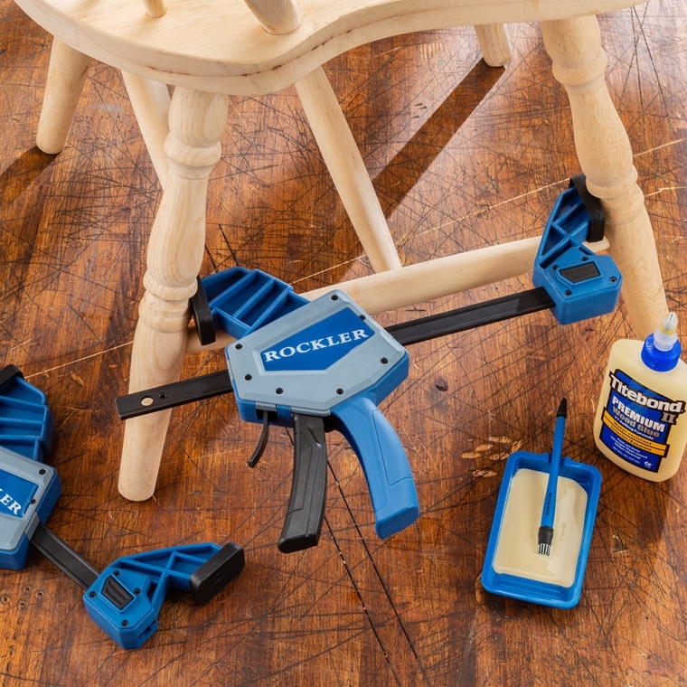 Rockler Heavy-Duty One-Handed Bar Clamps - full pic 