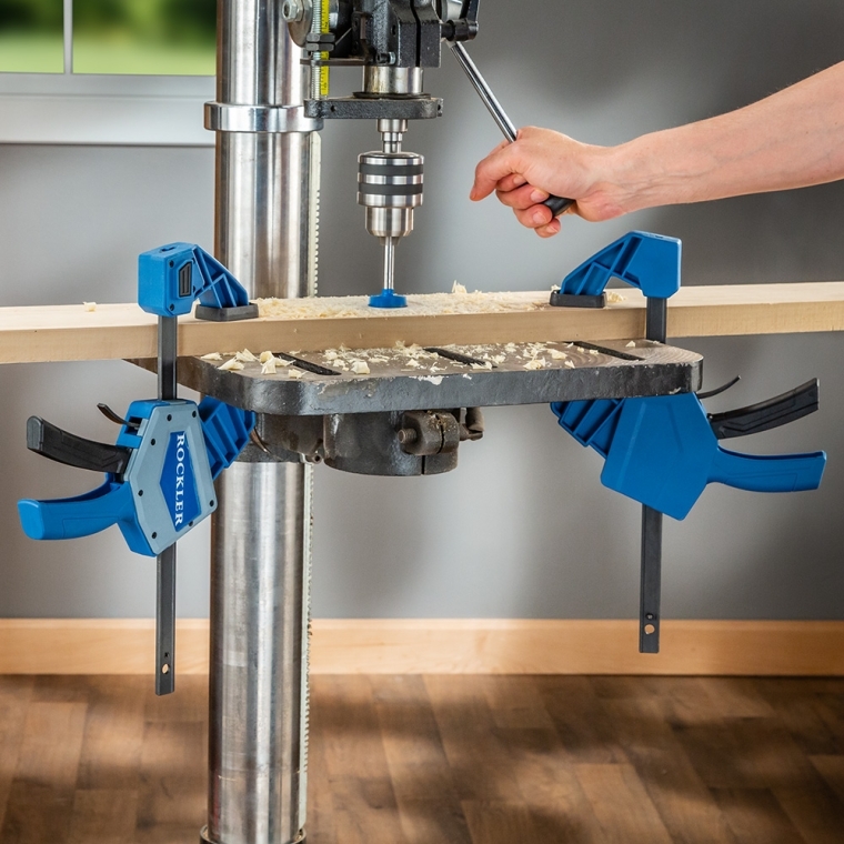 Rockler Heavy-Duty One-Handed Bar Clamps - full pic 