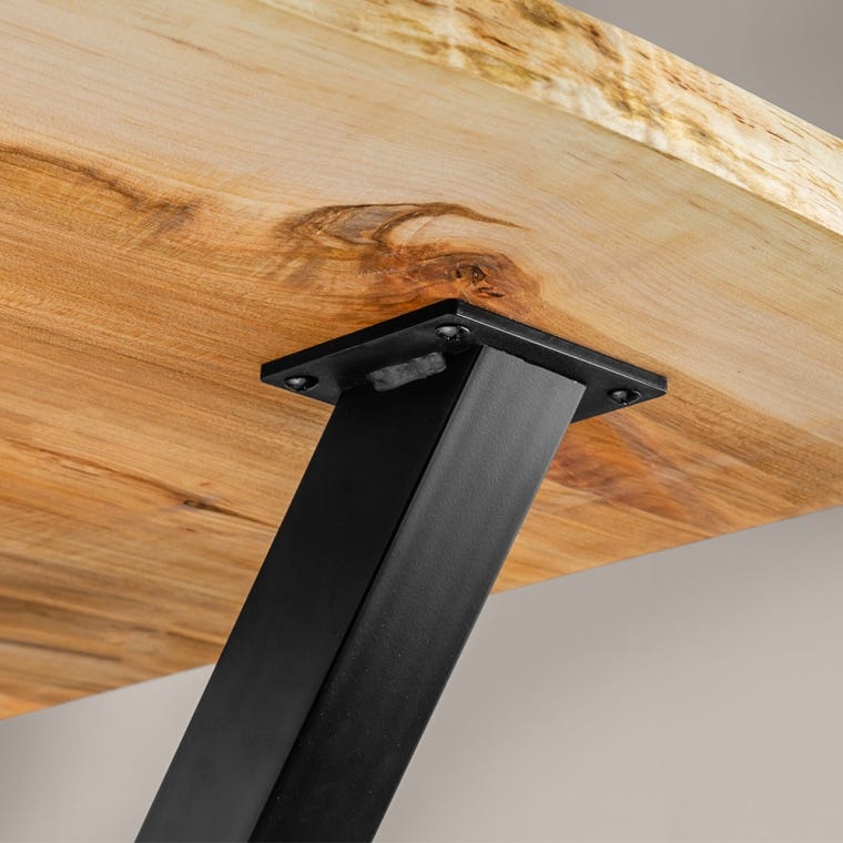 I-Semble Crossed Bar Steel Legs with Adjustable Feet, Set of 2 - full pic 
