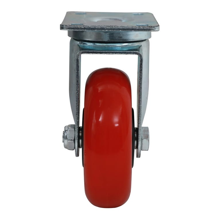 4'' 300-lb. Heavy Duty Polyurethane Caster, Swivel - full pic 