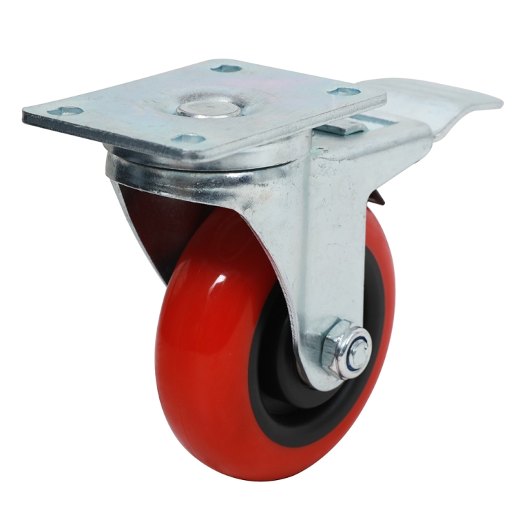 4'' 300-lb. Heavy Duty Polyurethane Caster - full pic 