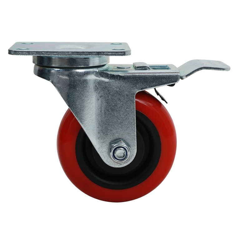 4'' 300-lb. Heavy Duty Polyurethane Caster - full pic 