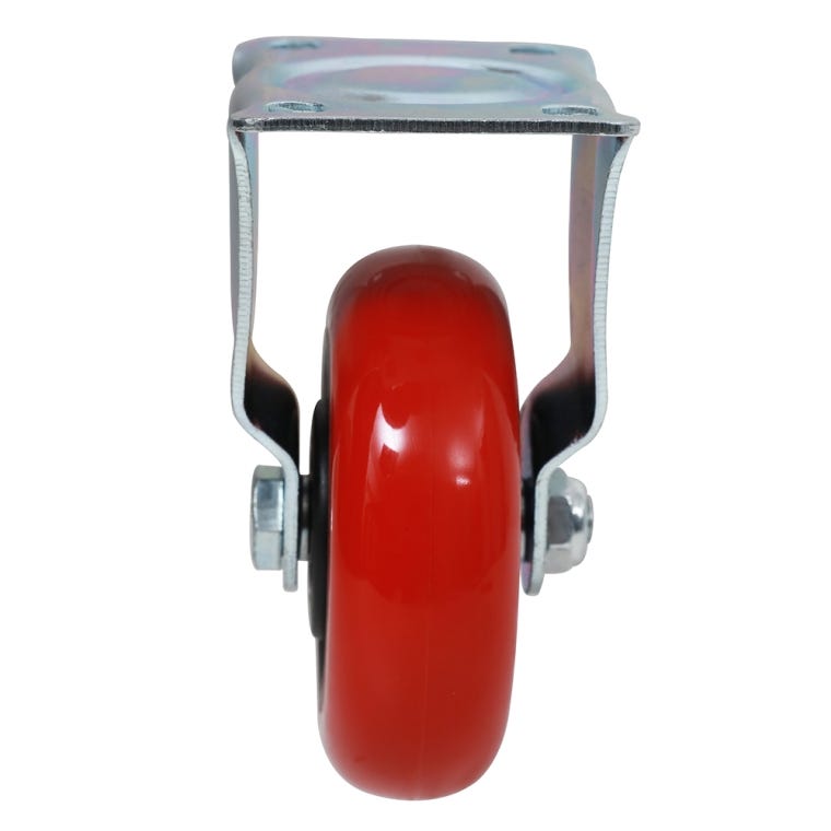 4'' 300-lb. Heavy Duty Polyurethane Caster, Rigid - full pic 