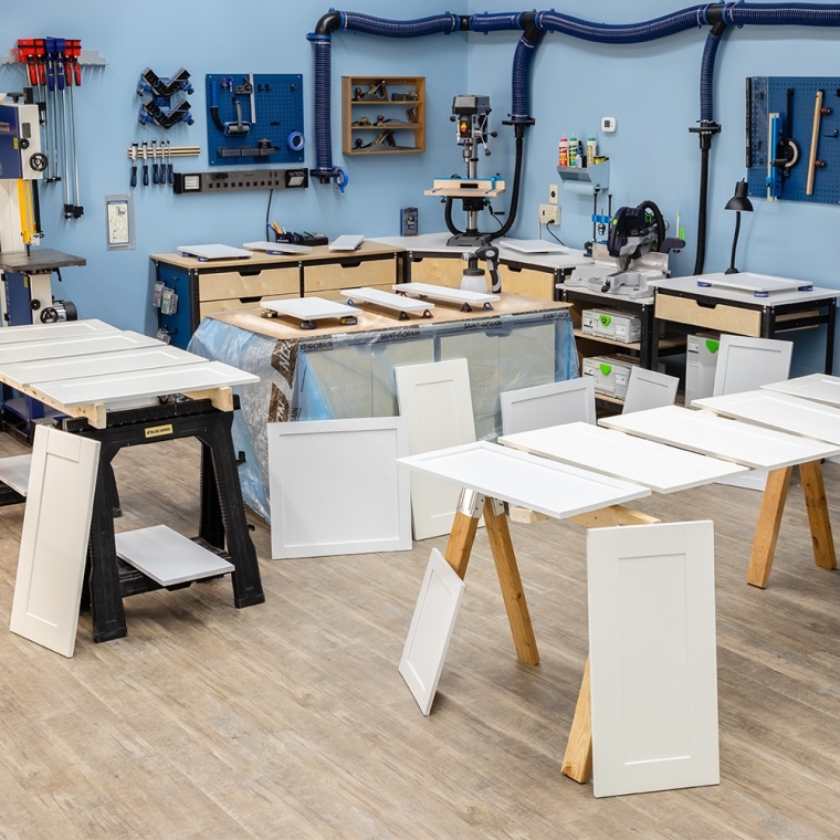 Rockler Mobile Finish Drying Rack - full pic 