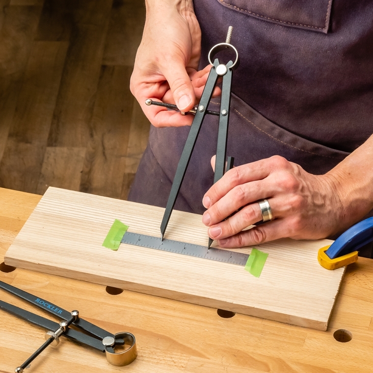 Rockler 3-Piece Spring Caliper and Divider Set - full pic 