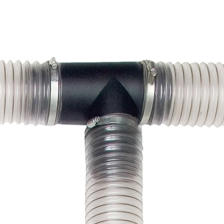 4'' T-Connector Dust Collection Fittings - full pic 