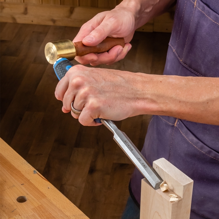 Bench Dog 12 oz. Brass Mallet with Sapele handle - full pic 