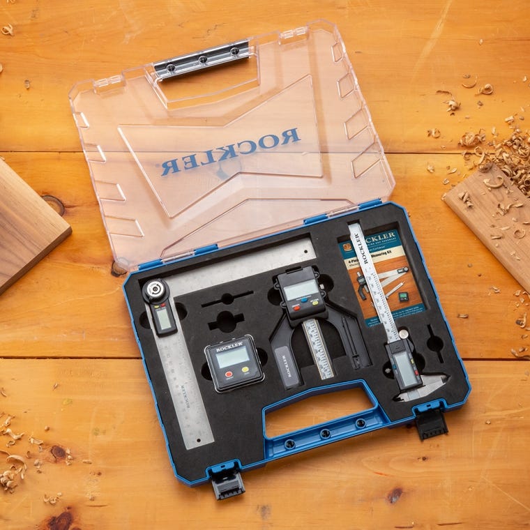 Rockler 4-Piece Digital Measuring Kit - full pic 