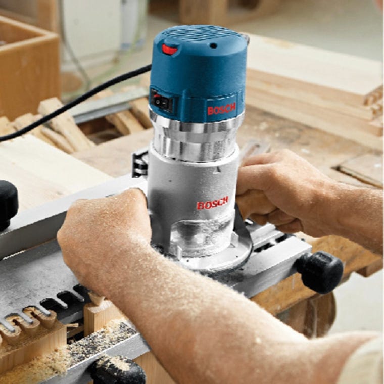 Bosch 2-1/4 HP Electronic Fixed-Base Router - full pic 