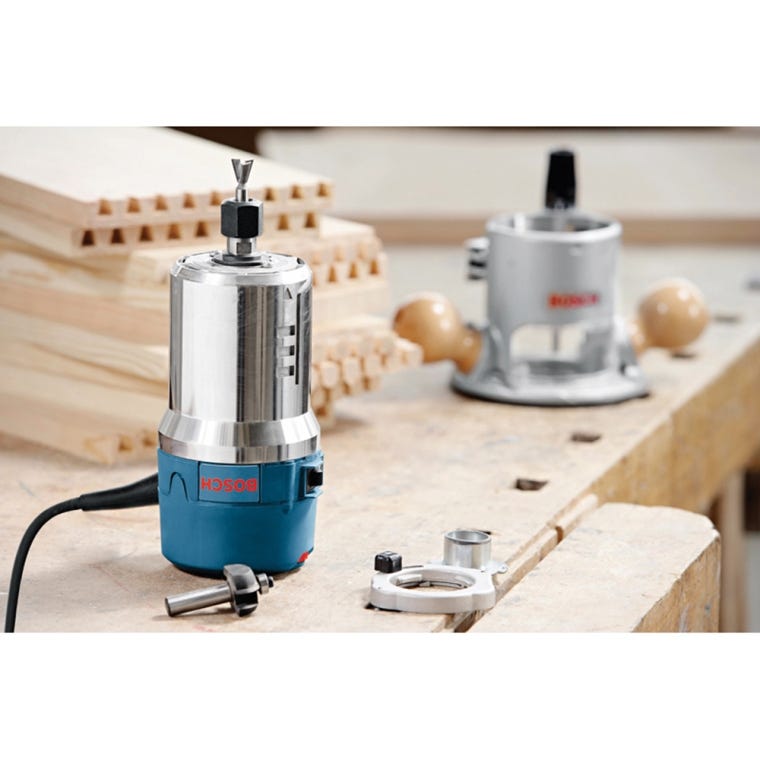 Bosch 2-1/4 HP Electronic Fixed-Base Router - full pic 