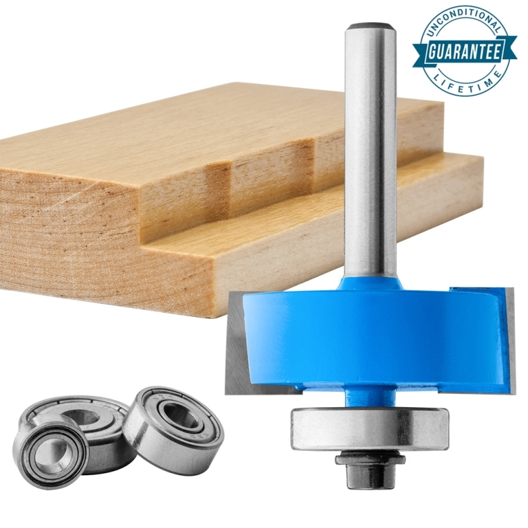 Rockler 1/4" Shank Rabbeting Bit Set   - full pic 