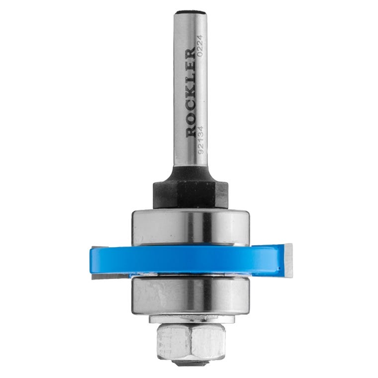 Rockler Tongue and Groove Router Bit - 1/4" H x 1/4" Shank x 3/8'' Depth of Cut - full pic 