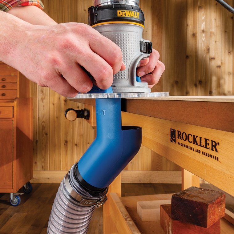 Rockler Universal Router Sub-Base with Edge-Routing Dust Port - full pic 