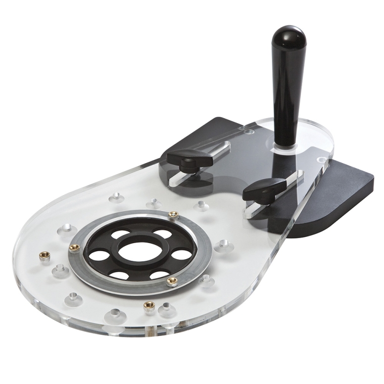 Rockler Universal Router Sub-Base with Edge-Routing Dust Port - full pic 