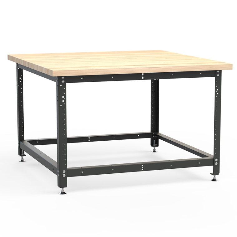 Rockler Rock-Steady Mid-Height Assembly Table Kit, 48''W x 48''W x 28''H - full pic 