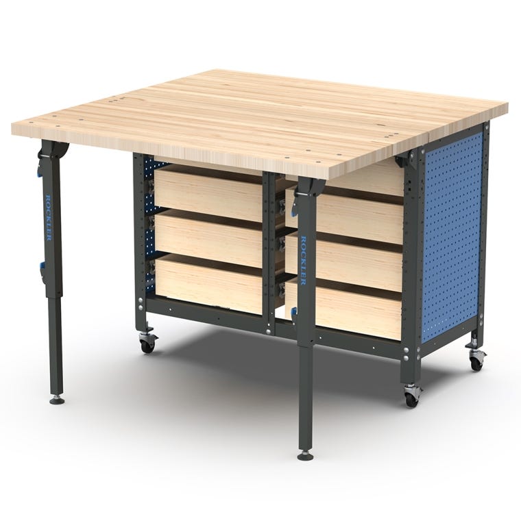 Rockler Rock-Steady Extendable XL Bench Kit - full pic 