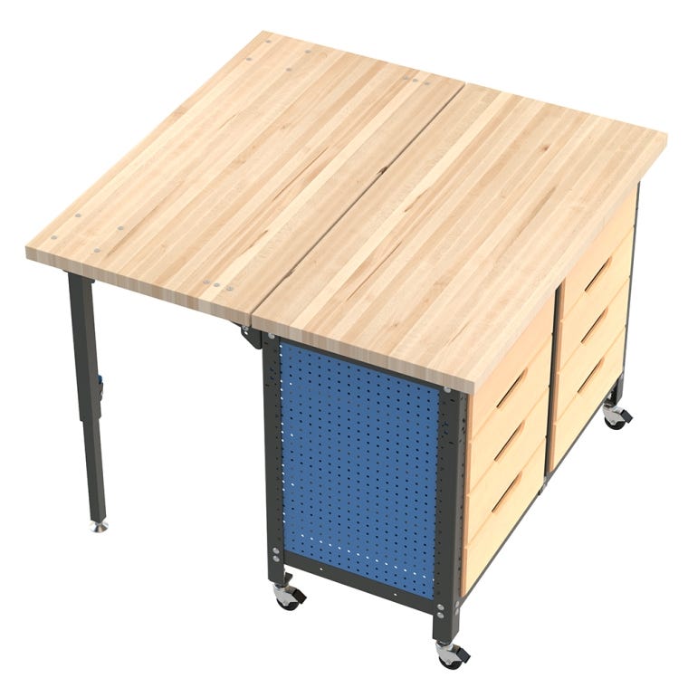 Rockler Rock-Steady Extendable XL Bench Kit - full pic 