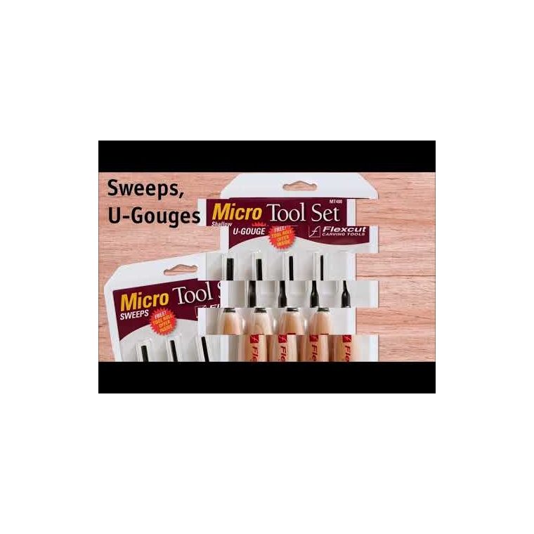 FlexCut&reg; 4-Piece Micro Chisel Carving Set - main pic