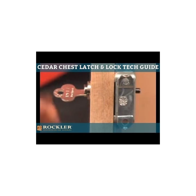 Surface Mounted Cedar Chest Lock and Latch - main pic