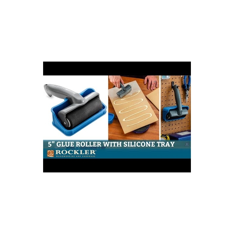 Rockler 5'' Glue Roller with Silicone Rest - main pic