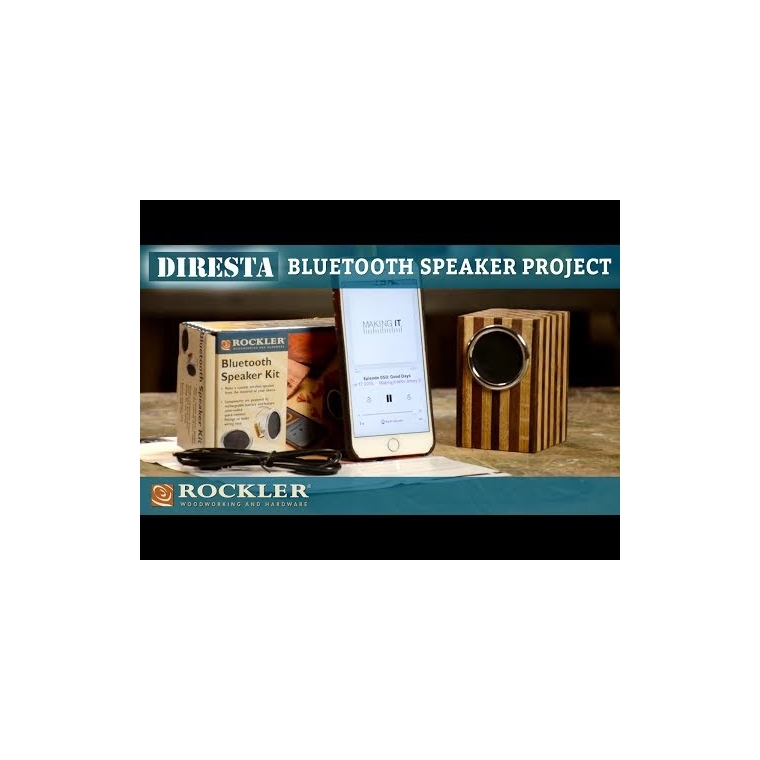 Rockler Single Wireless Speaker Kit with Playback/Volume Controls - main pic