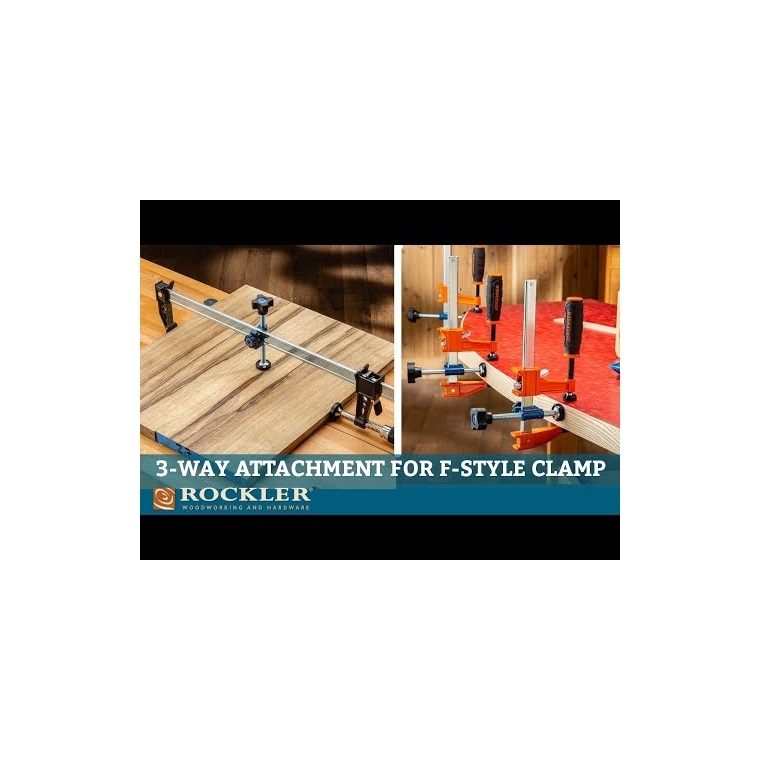 Rockler 3-Way Attachment for F-Style Clamps - main pic