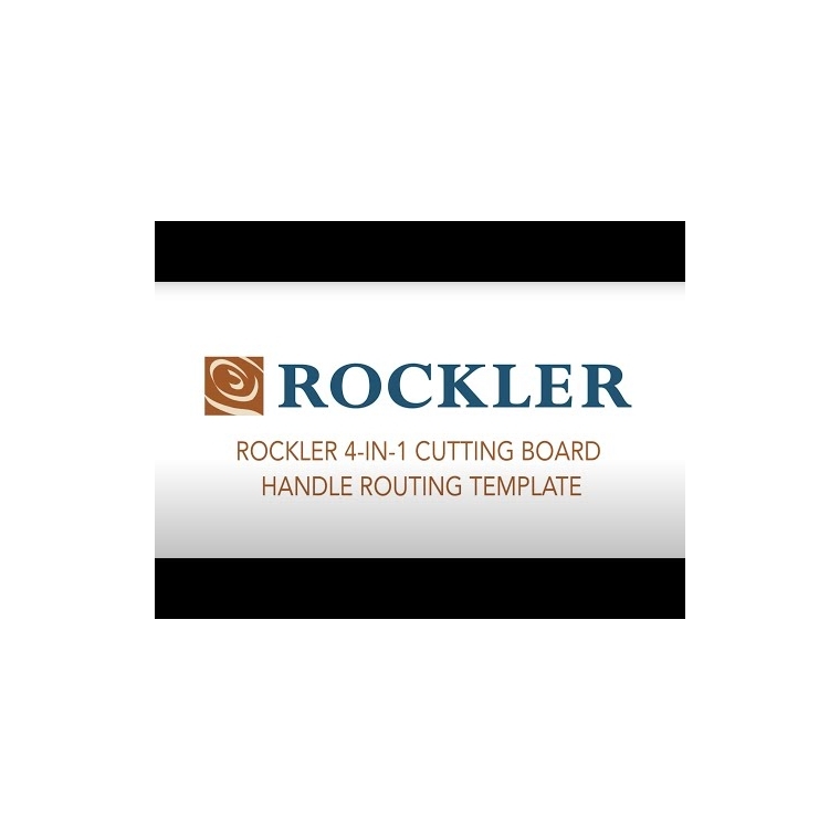 Rockler 4-in-1 Cutting Board Handle Routing Template - main pic