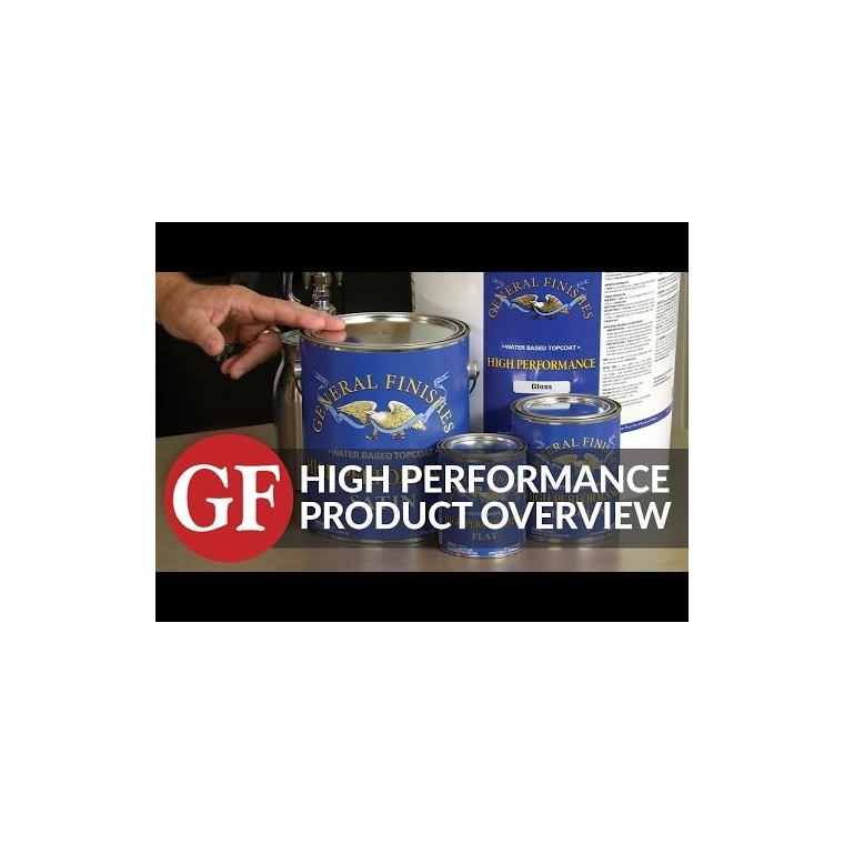 General Finishes High Performance Dead Flat Water-Based Polyurethane - main pic