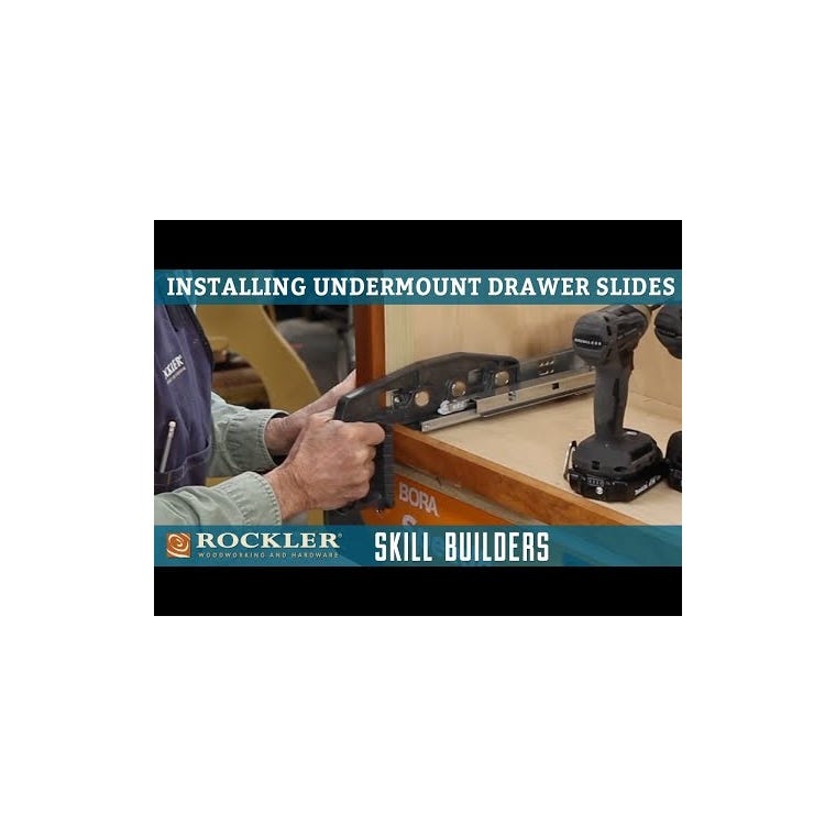 Rockler Centerline Lifetime Soft-Close Undermount Drawer Slides (Pairs) - main pic