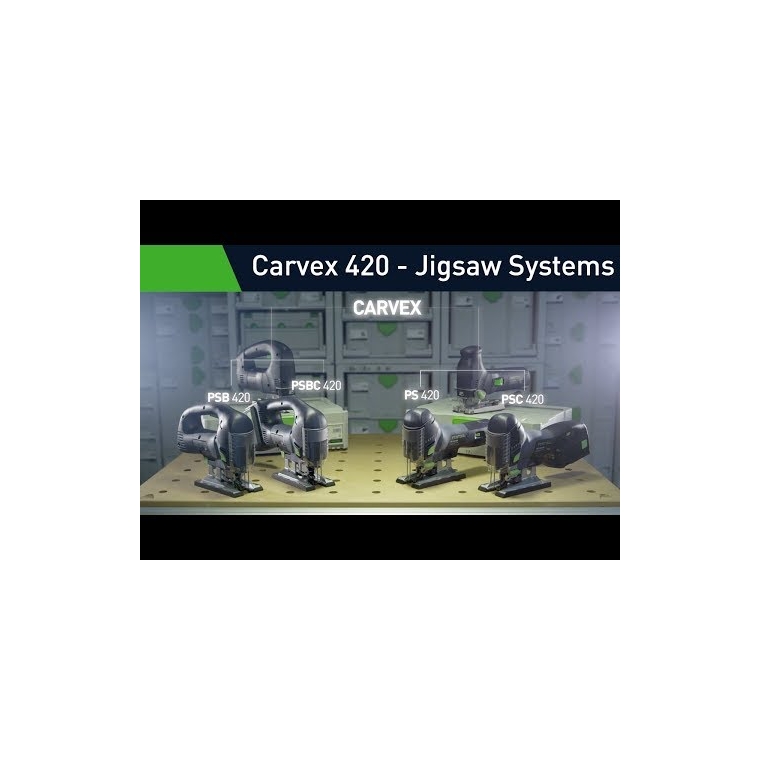 Festool PSC 420 EB Barrel-Grip Cordless Carvex Jigsaw, 4.0Ah Kit (576527) - main pic