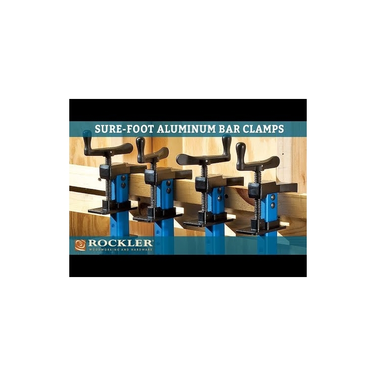 Rockler Sure-Foot Aluminum Bar Clamp Set, 24'' and 48'' - main pic