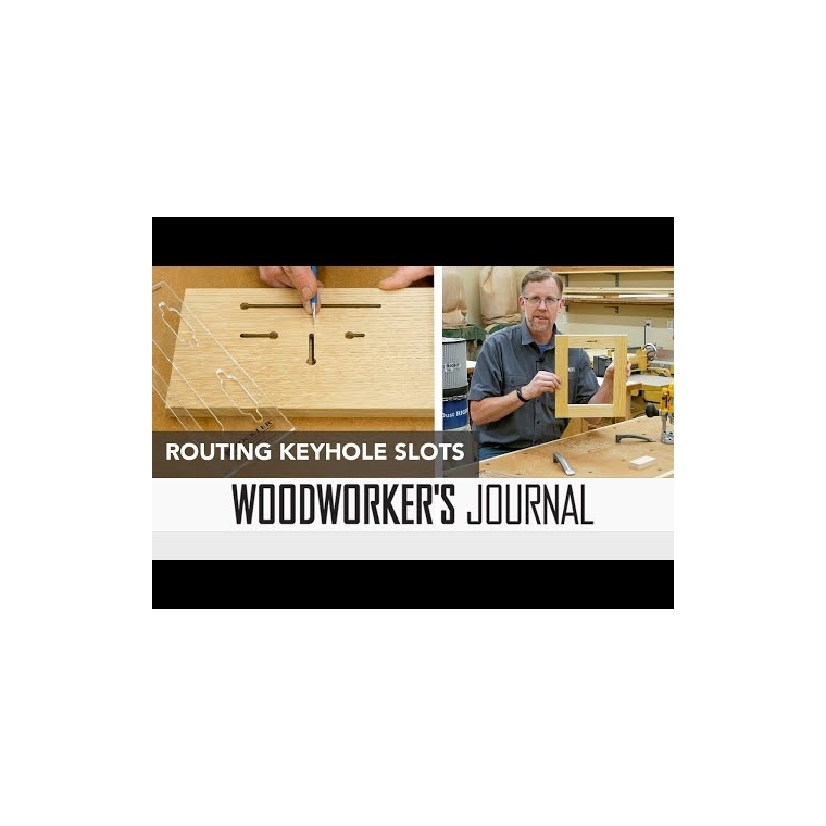 Rockler Picture-Hanging Keyhole Template - main pic