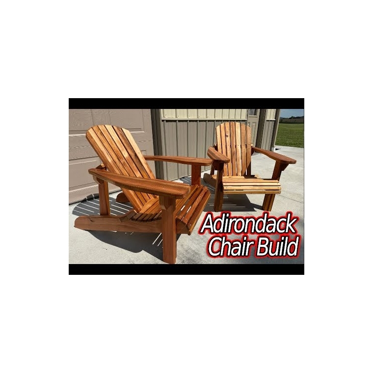 Rockler Classic Adirondack Chair Plan with Templates - main pic