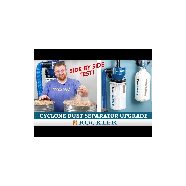 Dust Right 4'' Wall-Mount Cyclone Dust Separator - main pic