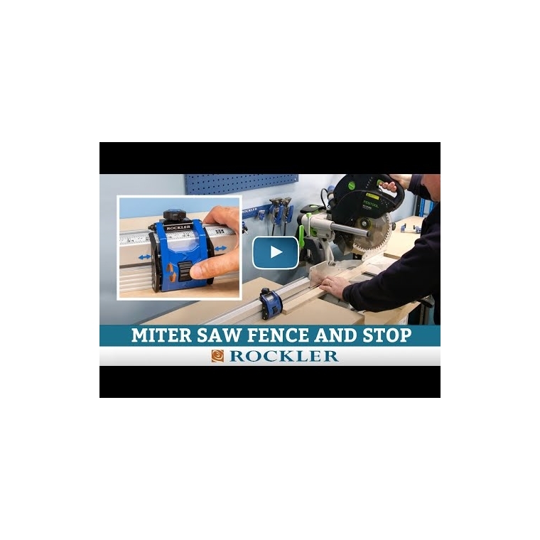 Rockler Miter Saw Fence System with Micro-Adjust Flip Stop - main pic